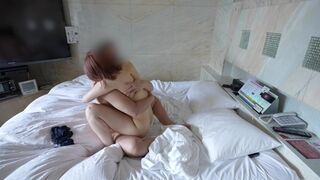 Japanese Amateur Couple Slow SEX in the morning / Hairless Pussy / Fingering